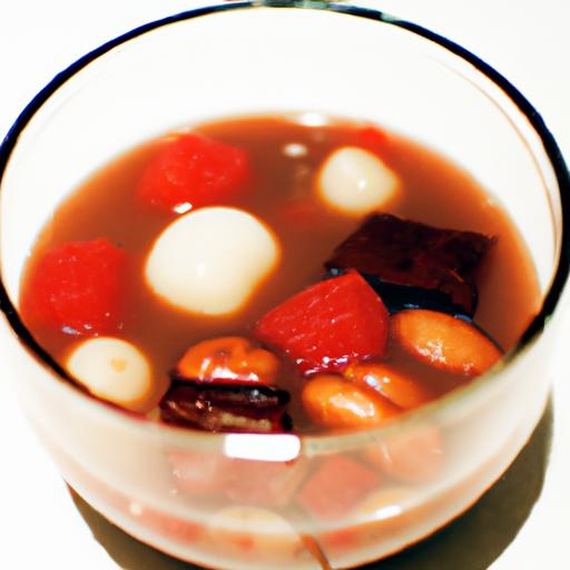 Japanese Zenzai: Warm Sweet Red Bean Soup with Mochi Delight
