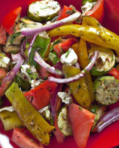 Tunisian Salade Mechouia: The Art of Grilled Vegetable Bliss
