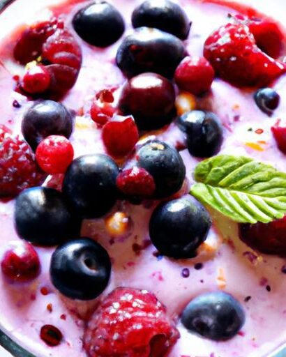 Berry & Yogurt Smoothie: A Delicious Boost of Nutrition