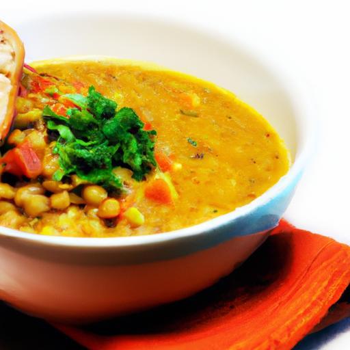 Fiery Lentil & Veggie Soup: A Warm, Zesty Delight