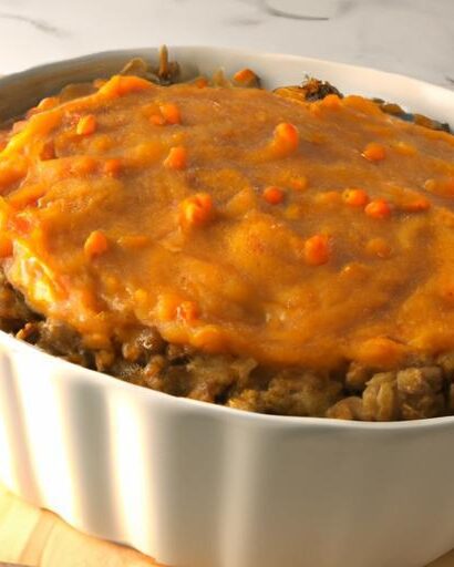 Hearty Lentil & Sweet Potato Shepherd’s Pie: Cozy Comfort Food
