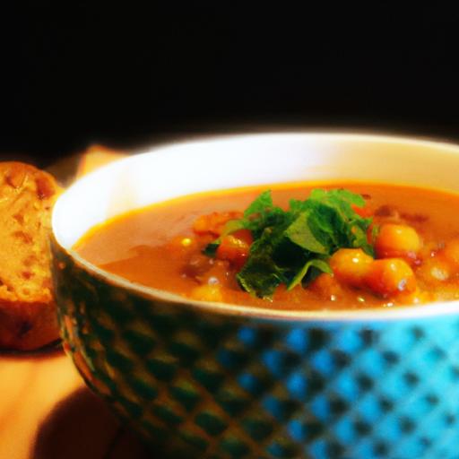 Fiery lentil & Veggie Soup: A Warm, Zesty Delight