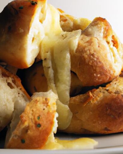 Melted Magic: Irresistible Cheese & Garlic Pull-Apart Bread