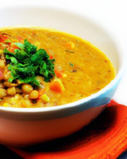 Fiery Lentil & Veggie Soup: A Warm, Zesty Delight