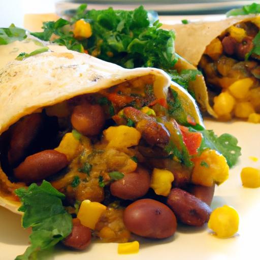 Wholesome Veggie & Bean Burritos: Flavorful Easy Eats