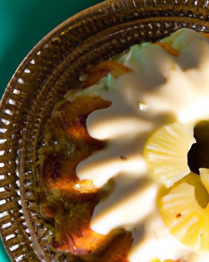The Sweet Charm of Upside-Down Pineapple Cake Delight