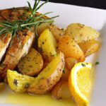 Zesty One-Pan Lemon Herb Chicken and Crispy Potatoes Delight