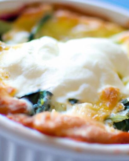 Hearty Egg & Spinach Breakfast Casserole to Start Fresh