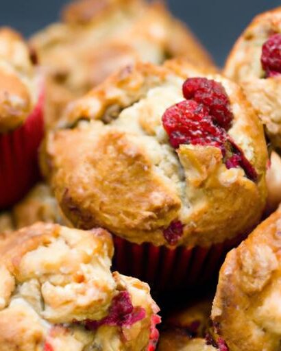 Fluffy Raspberry Almond Muffins: A Sweet Nutty Delight