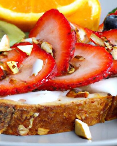 5-Ingredient Fruit Toast: Quick, Tasty, and Nutritious Breakfast