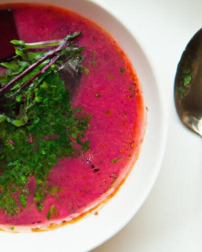 Borscht Bliss: Exploring Beets and Beet Greens in Soup