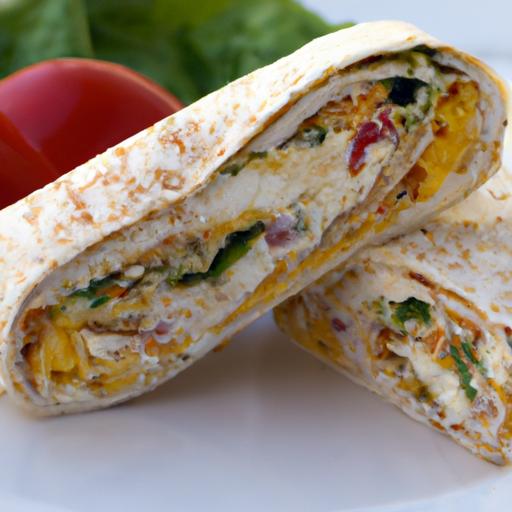 Wholesome Quick Lunch: Cottage cheese Egg Wrap Delight