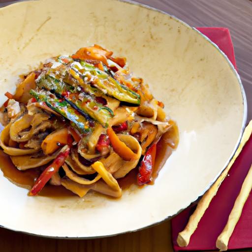 Hearty Chicken & Veggie Udon Noodles: A Flavorful Twist