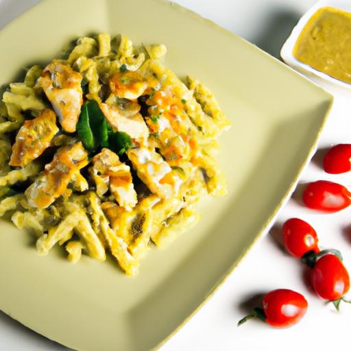 Savor the Flavor: grilled Chicken Meets ⁢Pesto ⁢Pasta ⁢Delight
