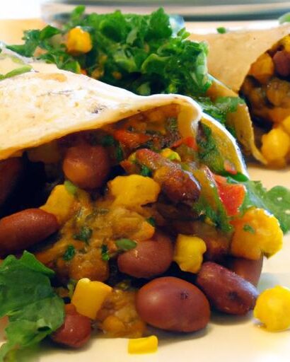 Wholesome Veggie & Bean Burritos: Flavorful Easy Eats