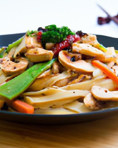 Hearty Chicken & Veggie Udon Noodles: A Flavorful Twist
