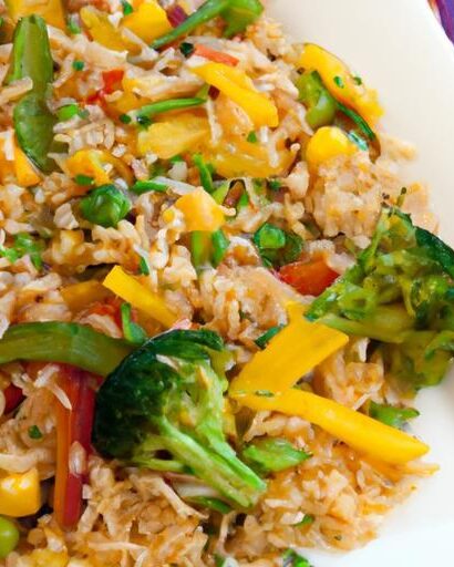Colorful Rice & Veggie Stir-Fry: A Quick, Wholesome Delight