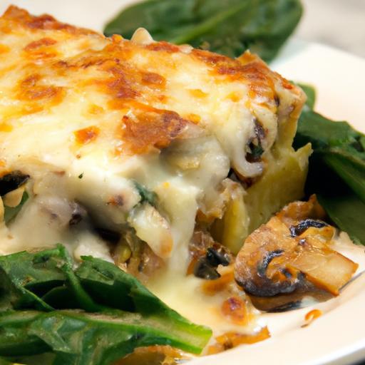 Savor the Flavor: Mushroom & Spinach Lasagna Delight