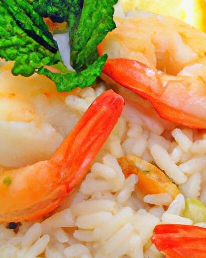 Zesty One-Pot Lemon Garlic Shrimp and Rice Delight