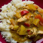 Flavorful African Chicken Stew with Creamy Coconut Rice: Family Feast