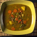 Fiery Lentil & Veggie Soup: A Zesty Bowl of Warmth