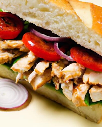 Savor the Guilt-Free Quiznos Small Honey Bourbon Chicken Sub