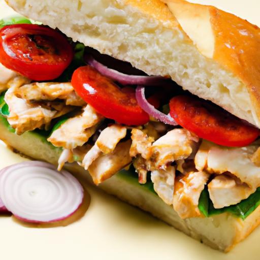 Savor the Guilt-Free Quiznos Small Honey Bourbon Chicken Sub