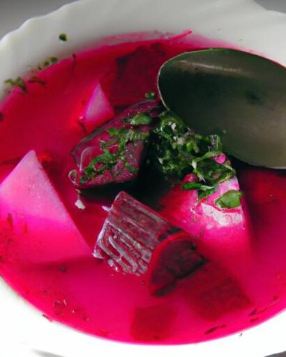 Šaltibarščiai: Lithuania’s Vibrant Cold Beet Soup Delight