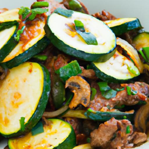 Savor Zucchini & Beef Stir-Fry with Coconut Aminos Flair