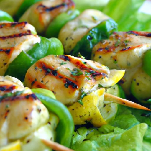 Zesty Lemon Basil Chicken Skewers: A ‍Flavorful Delight