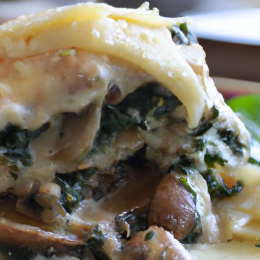 Savor the Flavor: Mushroom & Spinach Lasagna Delight
