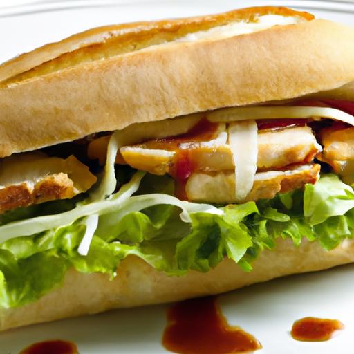 Savor the Guilt-Free Quiznos Small Honey Bourbon Chicken Sub
