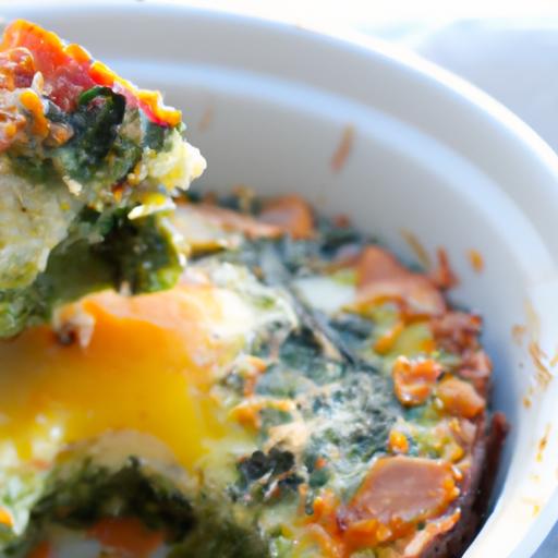 Wholesome Egg & Avocado Casserole with Spinach kickstart