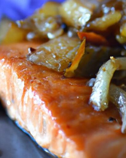 Sweet & Savory Sheet Pan Honey Garlic Salmon Dinner