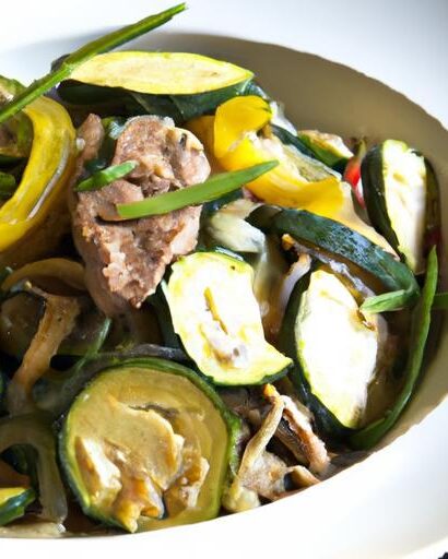 Savor Zucchini & Beef Stir-Fry with Coconut Aminos Flair