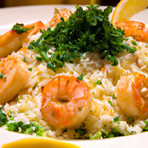 Zesty One-Pot Lemon Garlic shrimp and Rice Delight
