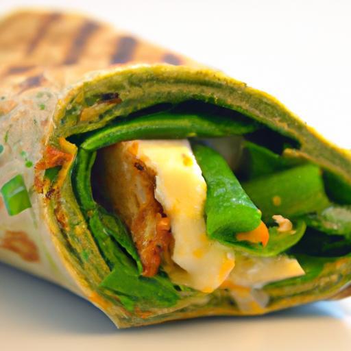 Power-Packed Mornings: The Ultimate Egg & Spinach Wrap