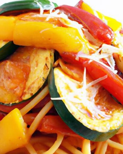 Ratatouille Spaghetti: A Colorful Twist on Classic Pasta