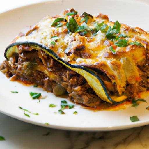 Zucchini & Beef Lasagna: A Savory Twist on Classic Comfort
