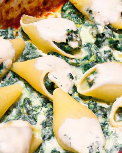 Cheesy Spinach & Ricotta Stuffed Shells: A Savory Delight