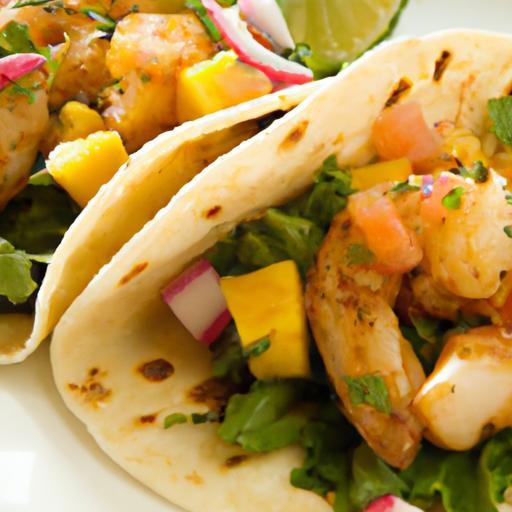 Zesty Grilled Shrimp Tacos with Fresh Mango Salsa Delight