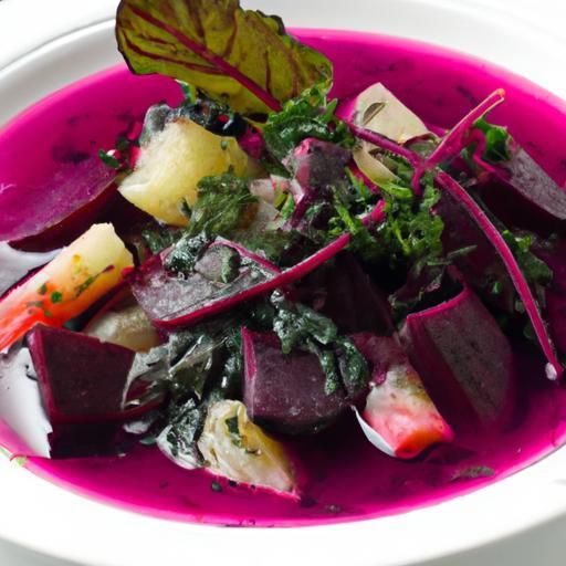 Borscht Delight: Savory Beets and Vibrant Greens Recipe