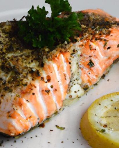 Savory Garlic Herb Baked Salmon: A Flavorful Delight