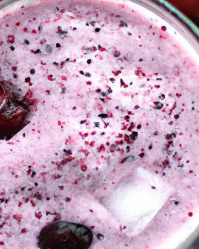 Refreshing Keto Berry Smoothie with Creamy Coconut Milk Bliss