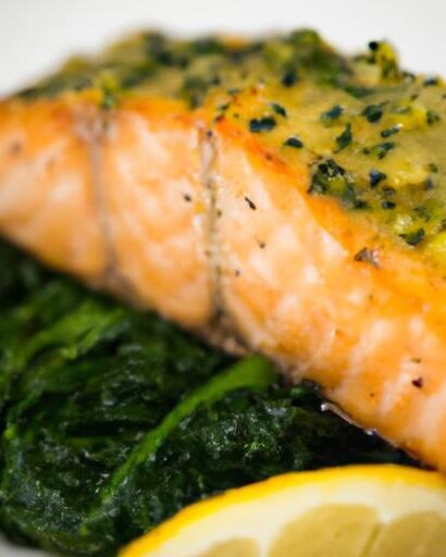 Savor Perfectly Grilled Salmon with Zesty Dill Sauce Delight