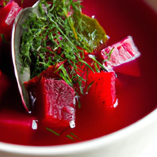 Borscht delight: Savory Beets and Vibrant Greens Recipe