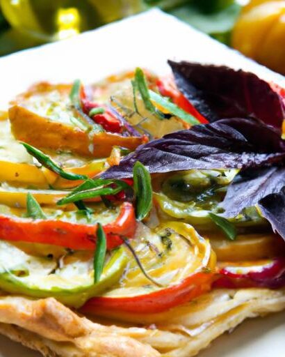Rustic Tomato Galette: A Fresh Herb Summer Delight