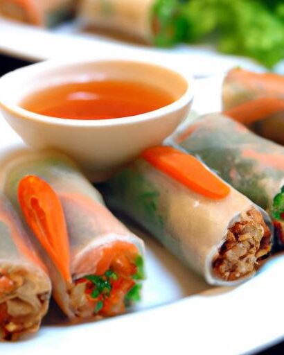 Crispy Vietnamese Spring Rolls: A Fresh Burst of Flavor