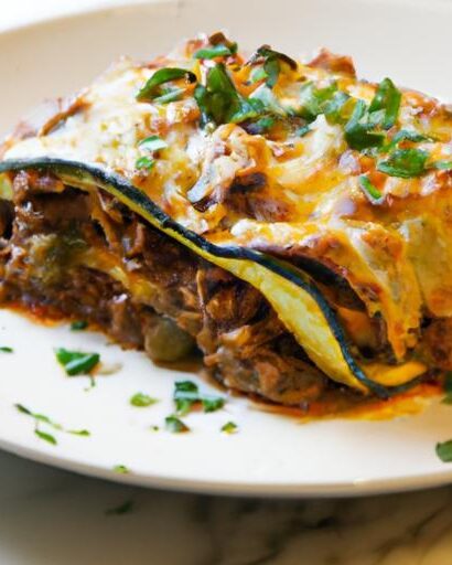 Zucchini & Beef Lasagna: A Savory Twist on Classic Comfort