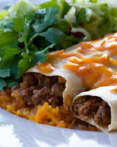 Speedy Beef Enchiladas: Delicious Fiesta in Minutes!